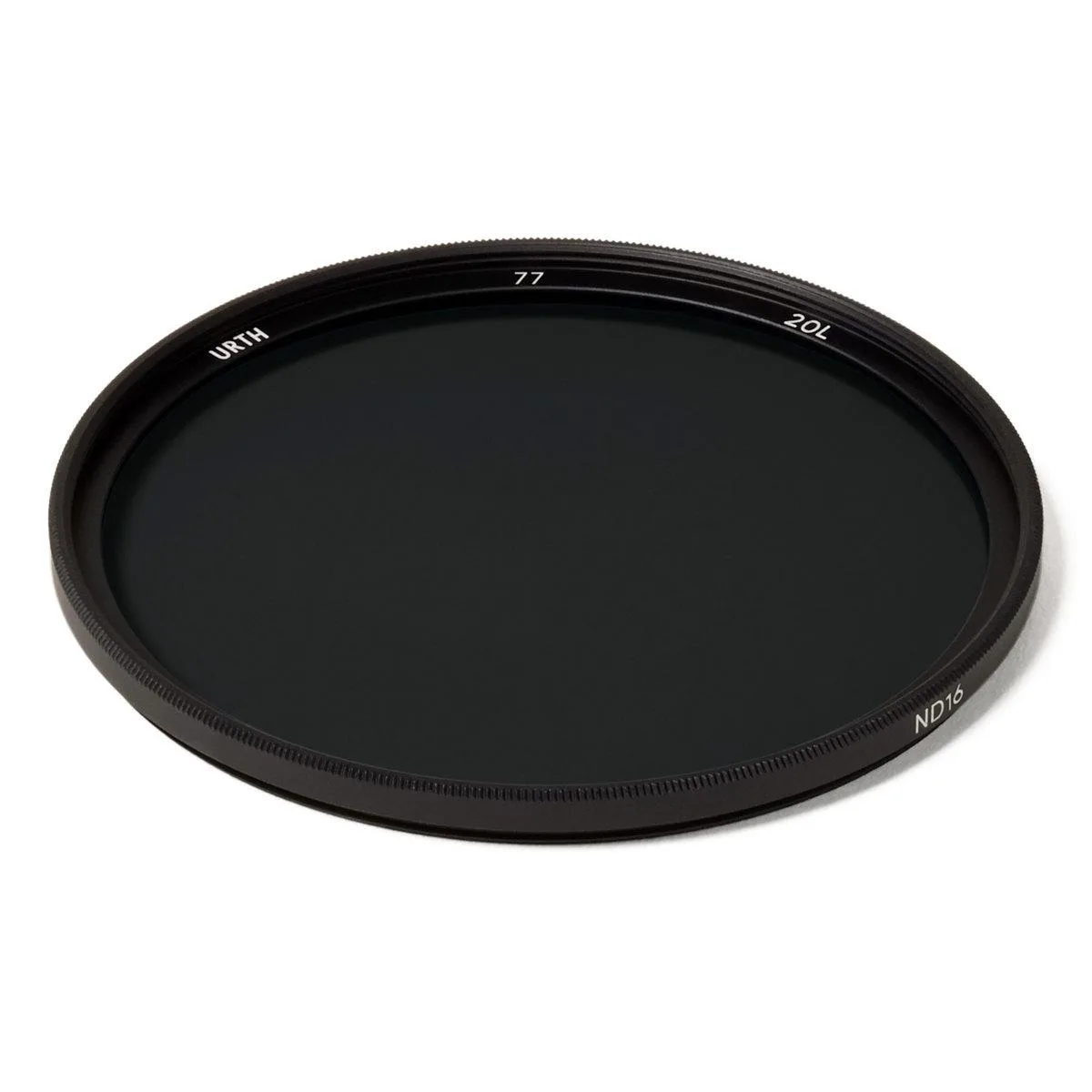 77mm circular ND16 filter with ultra-slim double-threaded rim