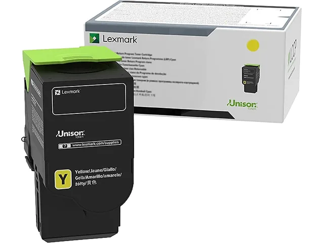 Lexmark Lexmark 78C0X40 yellow toner cartridge, 5000 pages — product photo