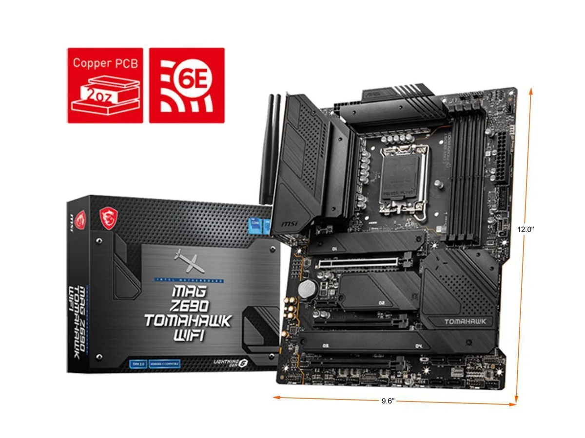 MSI MSI MAG Z690 TOMAHAWK WIFI Intel motherboard — product photo