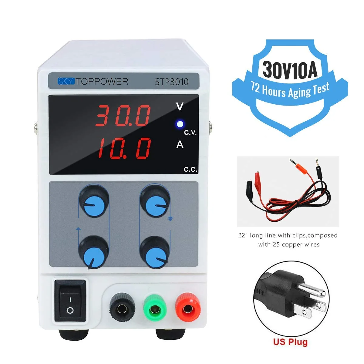 Shenzhen Sky TopPower Co. Limited Shenzhen Sky TopPower Co. Limited STP3010 0-30V 0-10A industrial power supply — product photo