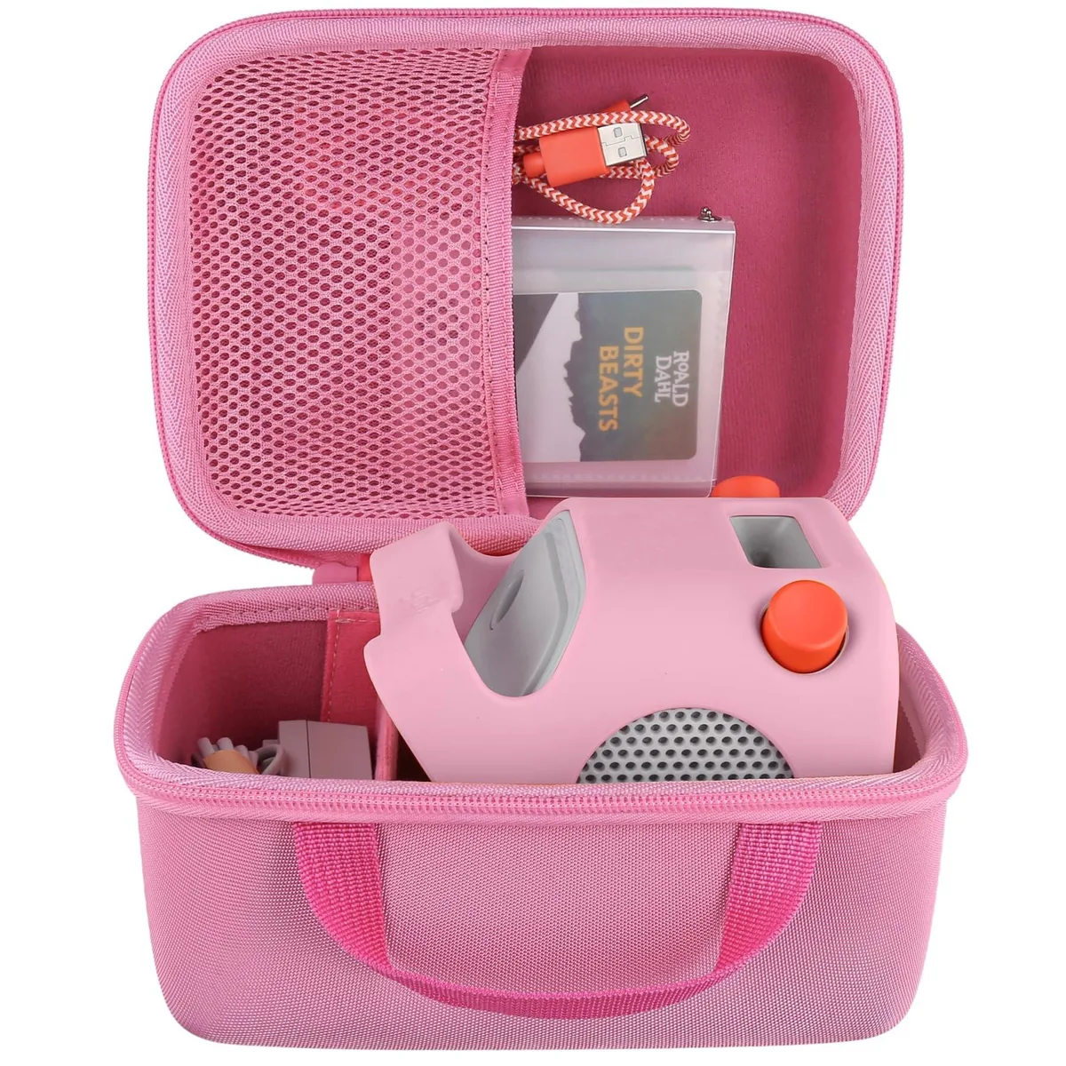 Co2Crea Co2Crea Hard Storage Case for Yoto Player 2nd/3rd Gen with Card Holder, Pink — product photo