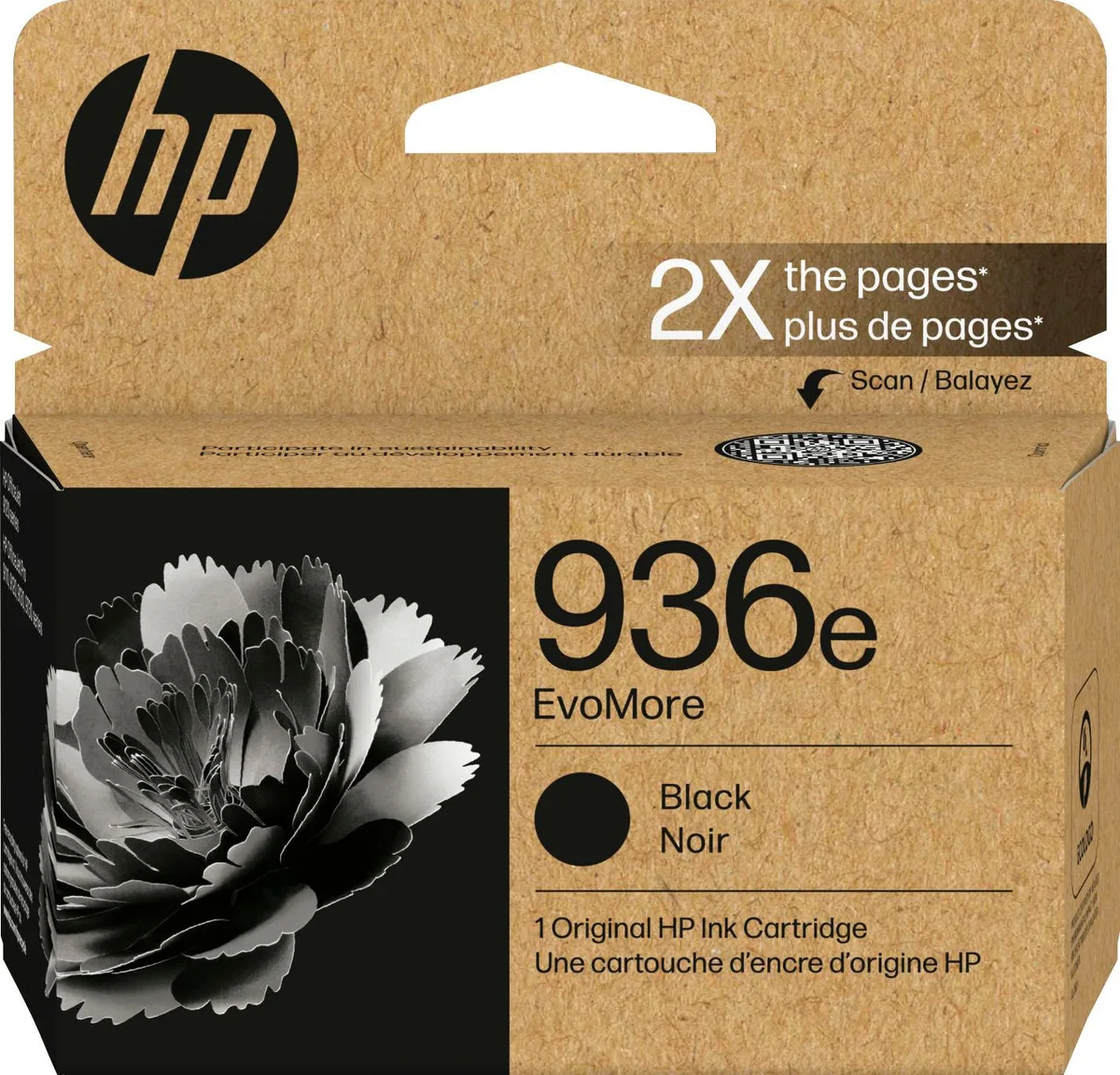 HP HP 936e EvoMore Black Ink Cartridge 1650 pages — product photo
