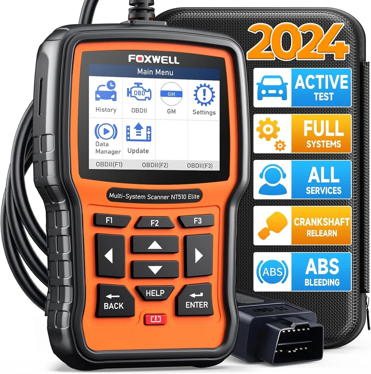 TAURKENAM TAURKENAM NT510 Elite GM OBD2 Diagnostic Scanner car electronics accessory — product photo