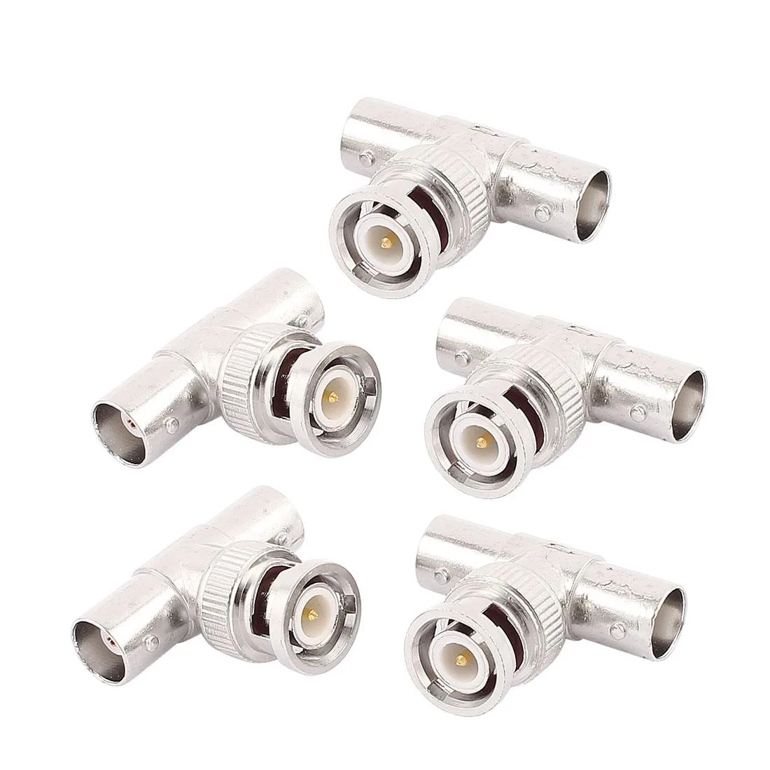 Unique-Bargains Unique-Bargains BNC Q9 T Connector 1 Male 2 Female 5 Pcs — product photo