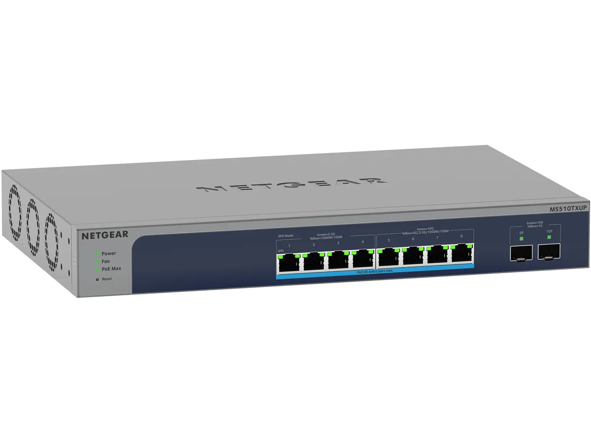Netgear Inc. Netgear Inc. MS510TXUP-100NAS 8-Port Multi-Gig/10G PoE++ Smart Switch — product photo