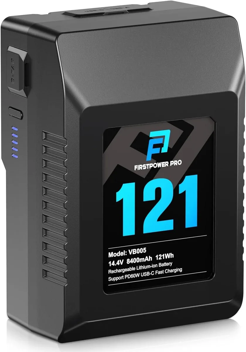 BFKK BFKK V-Mount Battery 121Wh 8400mAh 14.4V 60W PD D-TAP USB-C USB-A — product photo