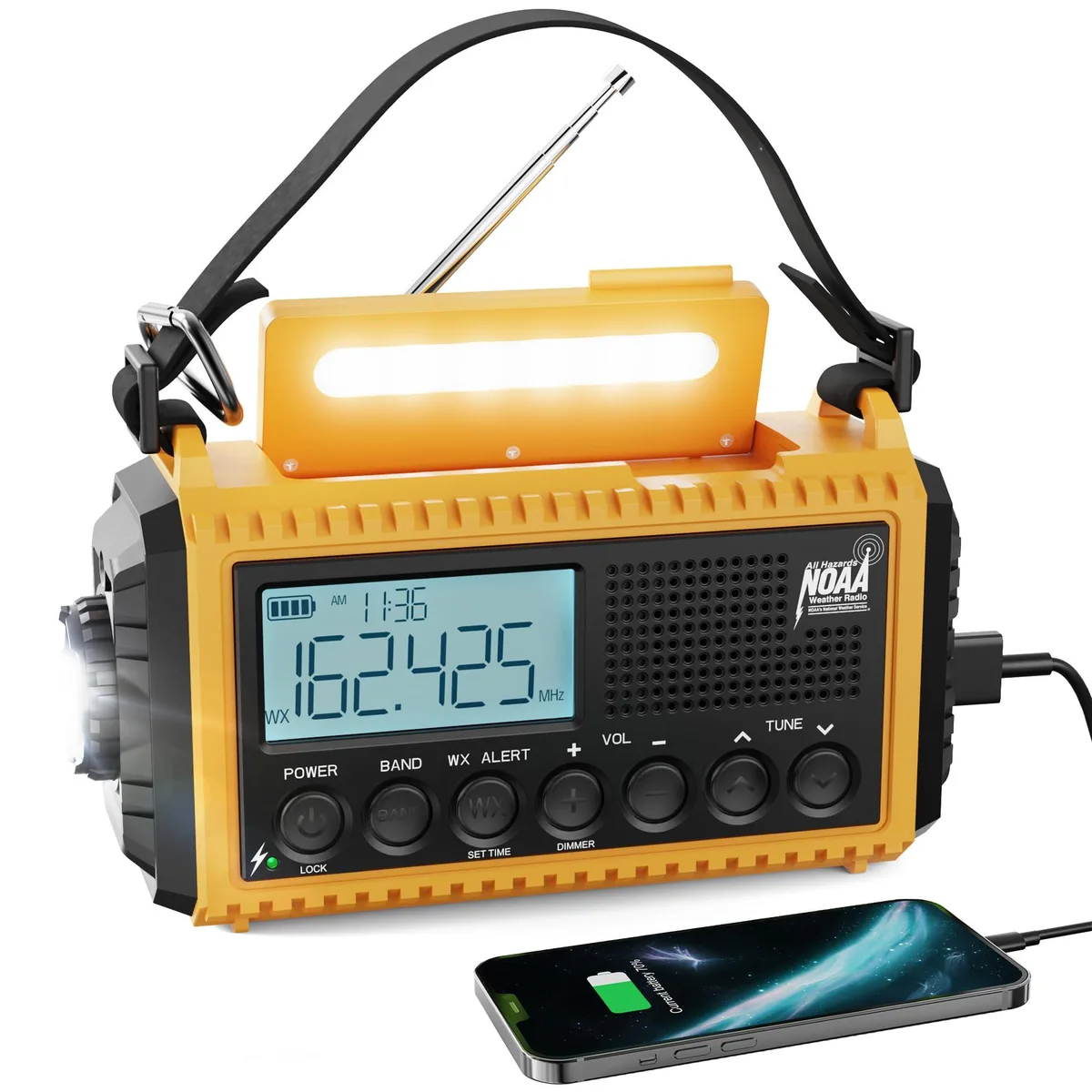 Raynic CR1009Pro Emergency Radio 5000mAh/18500mWh — product photo