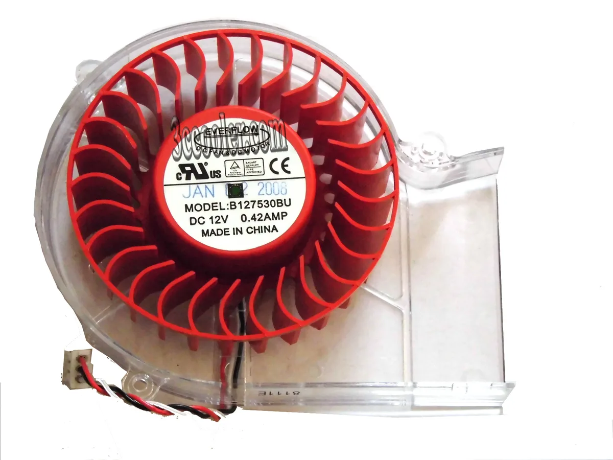 OEM Industries OEM Industries Blower Cooling Fan B127530BU 12V .42A 3-Pin for Sapphire ATI FireGL V7200 V7300 — product photo