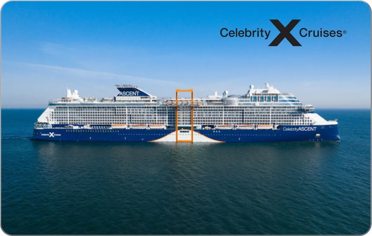 Celebrity Cruises Celebrity Cruises CC-10000 $100 Travel Gift Card — product photo