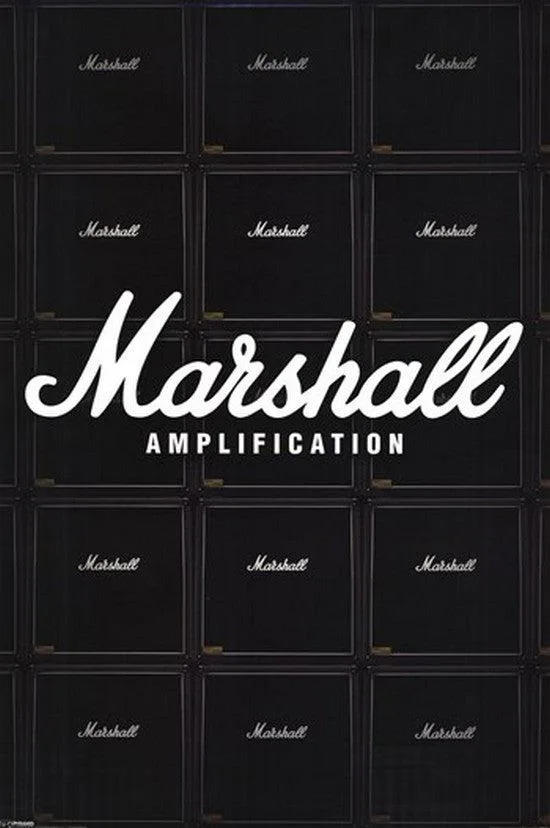 Marshall Amplification poster print 24 by 36 inches on heavy paper