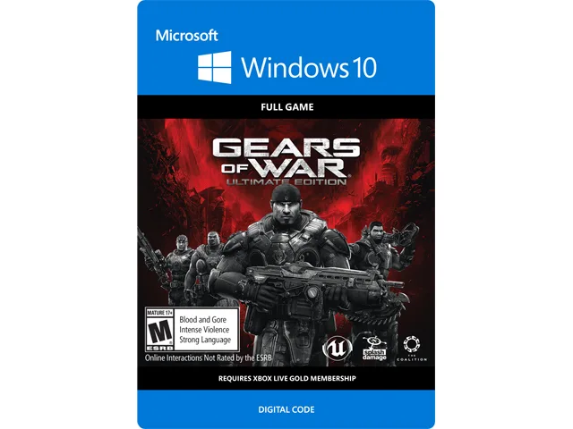 Microsoft Microsoft Gears of War: Ultimate Edition 2WU-00008 downloadable game — product photo