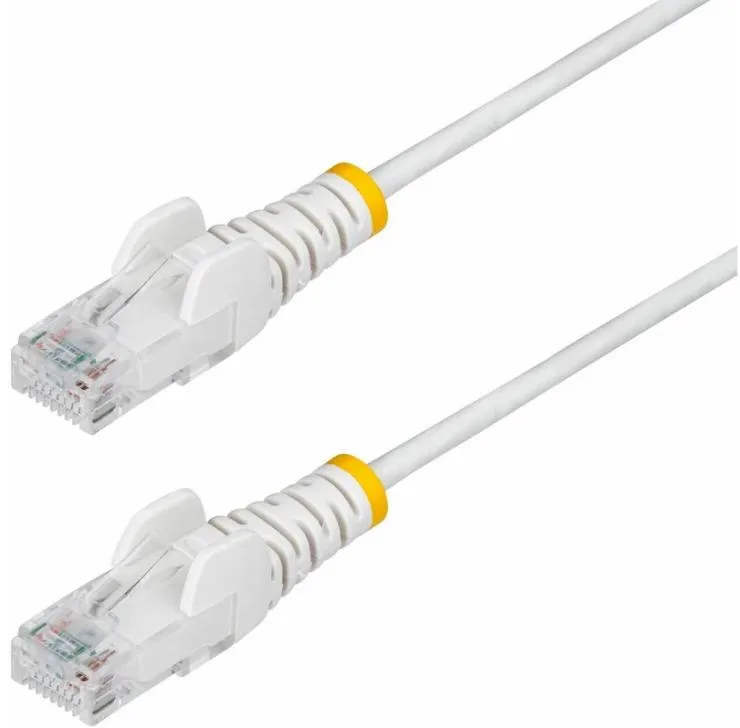 STARTECH STARTECH N6PAT1WHS 1ft White Slim CAT6 Network Ethernet Cable 28AWG — product photo