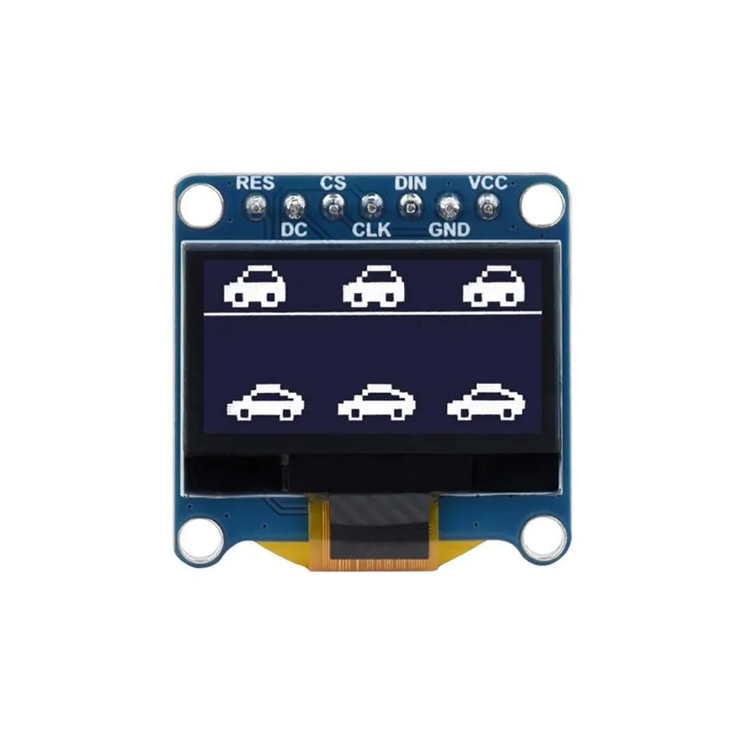 LORDWORLD LORDWORLD 0.96 Inch OLED Display Module Yellow &amp; Blue Color (White) — product photo