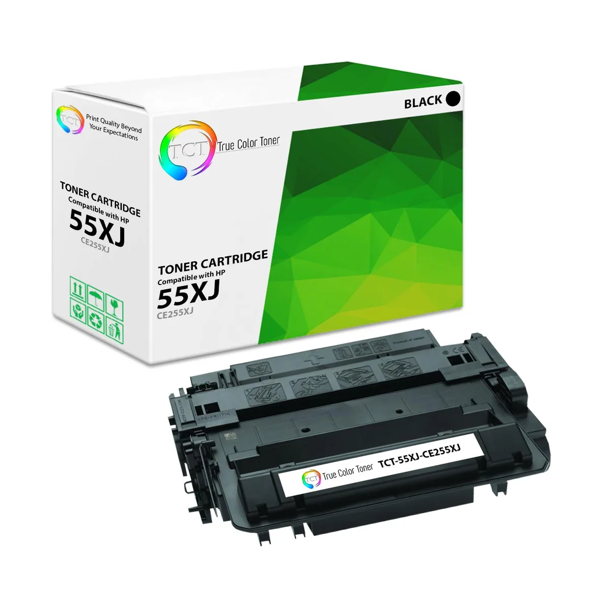 True Color Toner True Color Toner CE255X Jumbo Toner Cartridge Black 15000 Pages — product photo