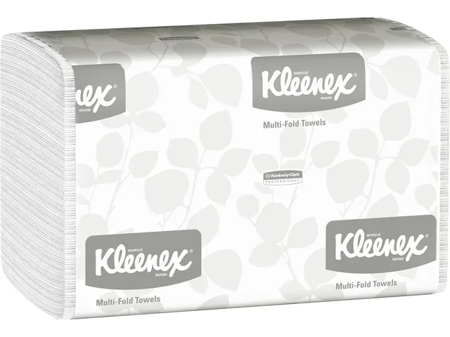 Kleenex Kleenex 01890 Multifold Paper Towels White 16 Packs 150 Towels 2400 Total — product photo