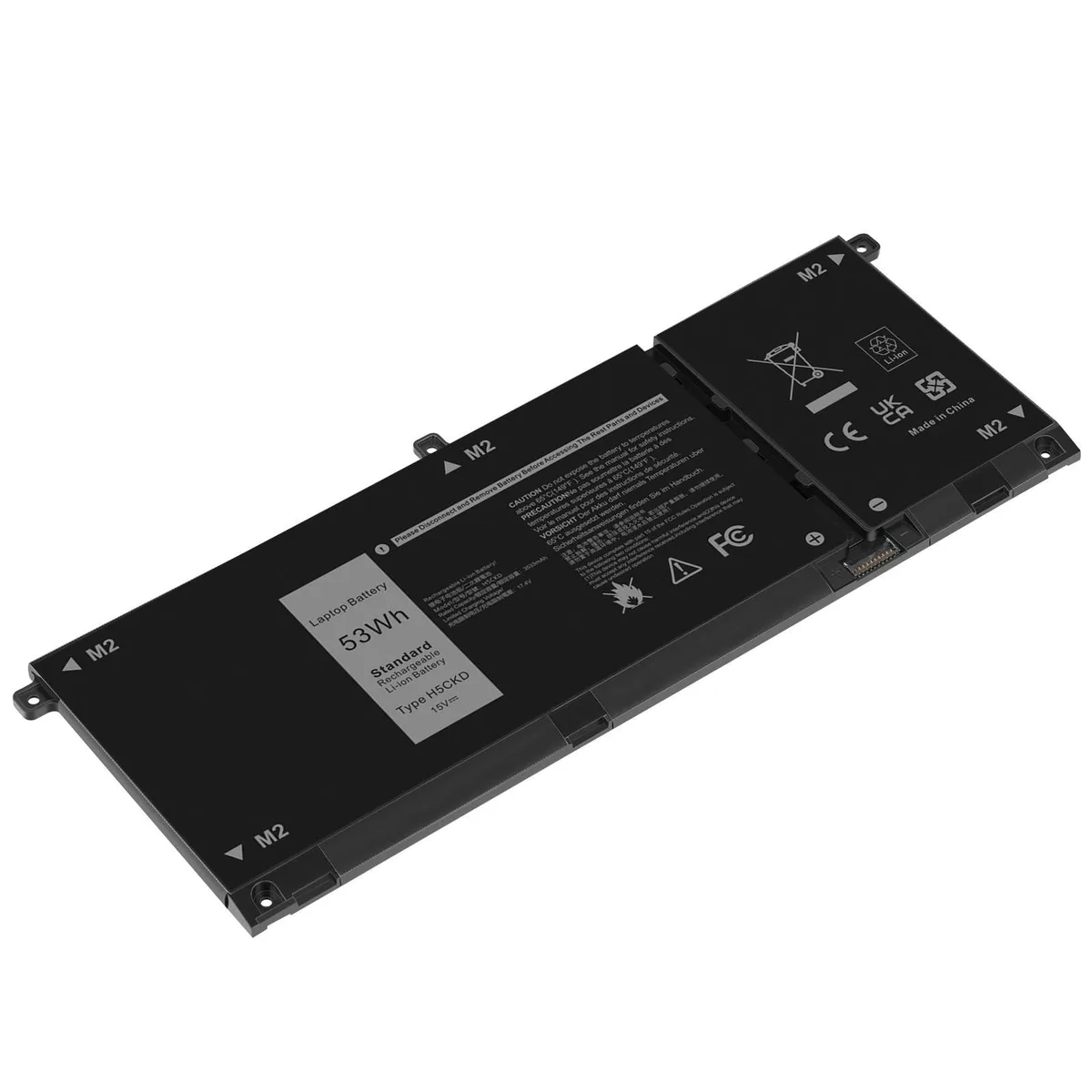 Dell H5CKD 53Wh 15V laptop battery TXD03 JK6Y6 — product photo