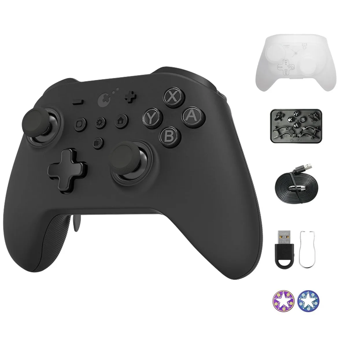BFKK BFKK Bluetooth 5.3 Game Controller, 4 Back Buttons, Hall Sticks, 1000Hz Polling, Black — product photo