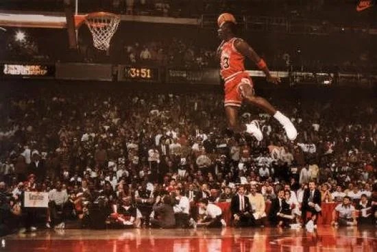 Posterazzi Michael Jordan slam dunk poster 36 x 24 inches unframed paper print