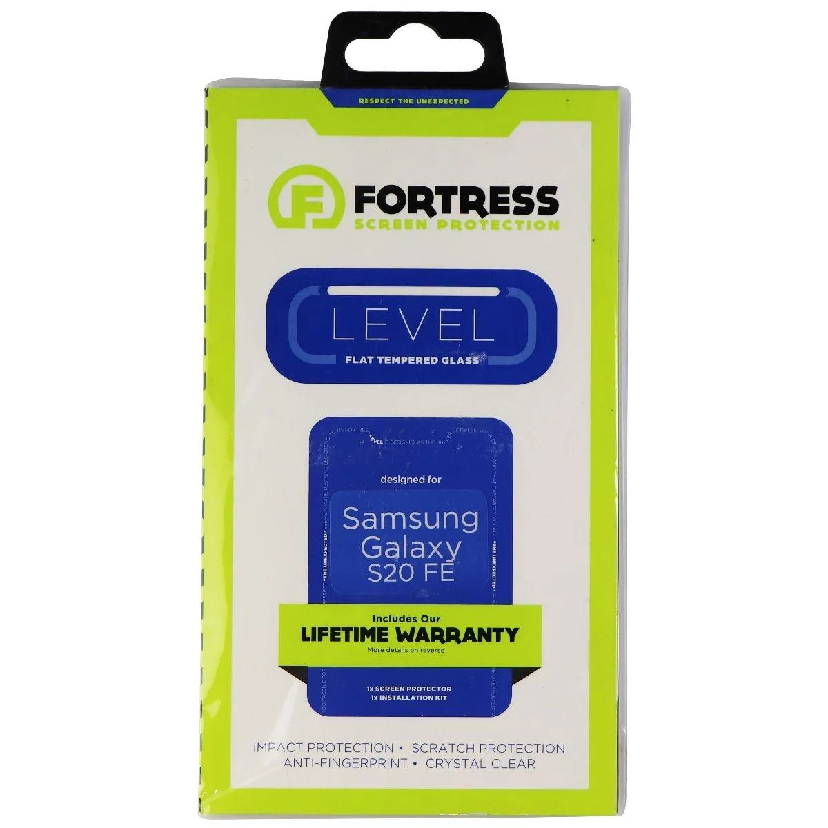 Fortress Press Fortress Press Focus Series Flat Tempered Glass Cover Samsung Galaxy S20 FE Clear — product photo