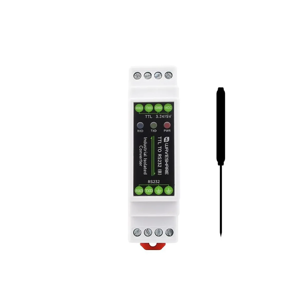 LORDWORLD LORDWORLD Galvanic Isolated TTL to RS232 Rail-Mount Development Board — product photo