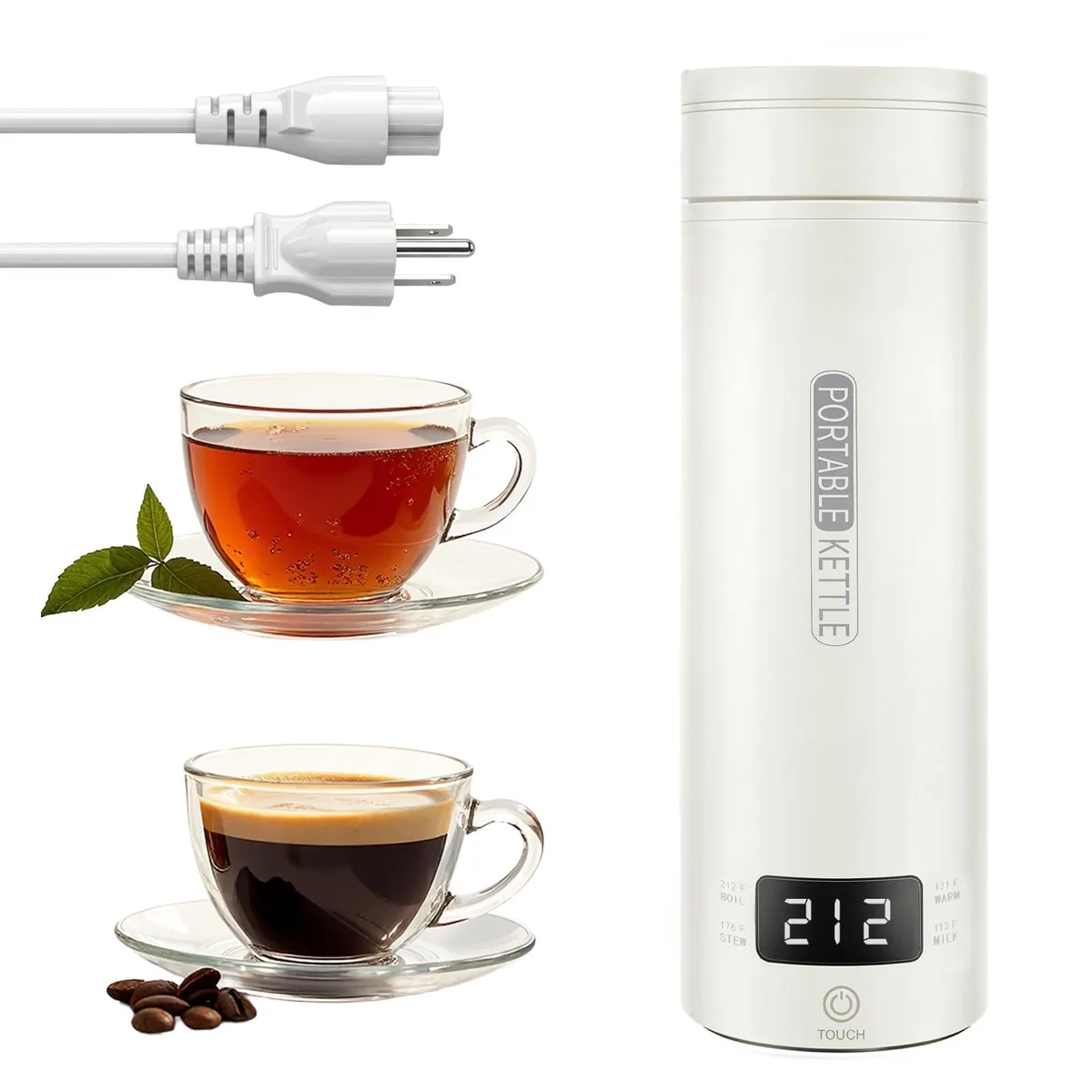  Rzlinn SY-618 0.45 L Electric Kettle 120 V 300 W White — product photo
