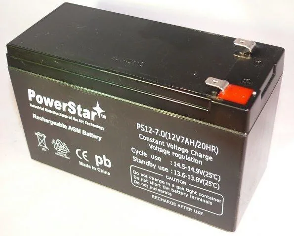 BatteryJack inc. BatteryJack inc. UPS replacement battery for APC RBC17 LS700 12V 7Ah — product photo