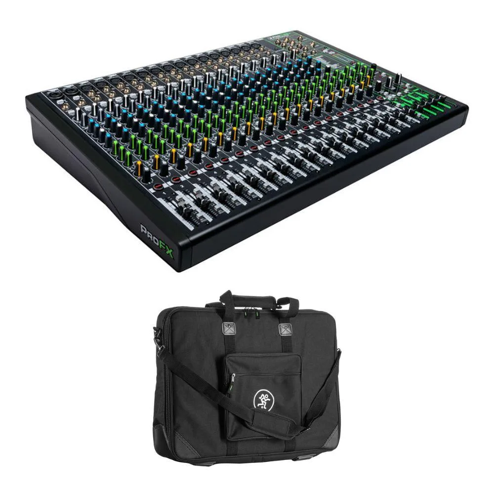 Mackie Mackie ProFX22v3 22-Channel Audio Mixer with Carry Bag — product photo