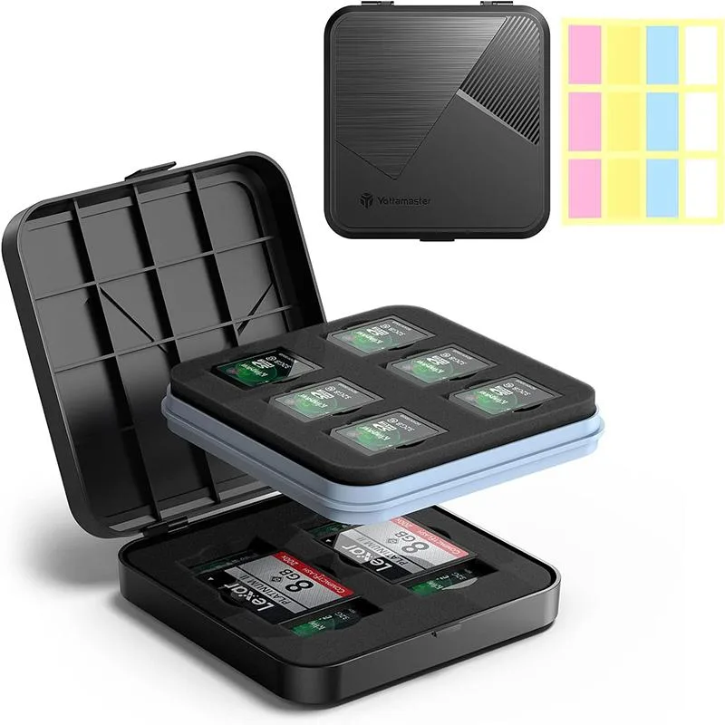 Yottamaster Yottamaster 18-Slot Memory Card Case 10 SD 6 TF 2 CF — product photo