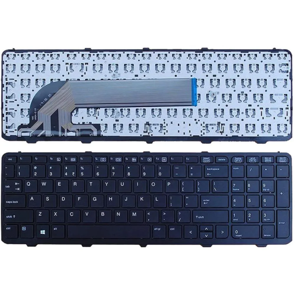 Graviton Graviton Replacement Laptop Keyboard HP ProBook 450 455 470 650 655 G0 G1 G2 US Layout Black Without Backlit — product photo