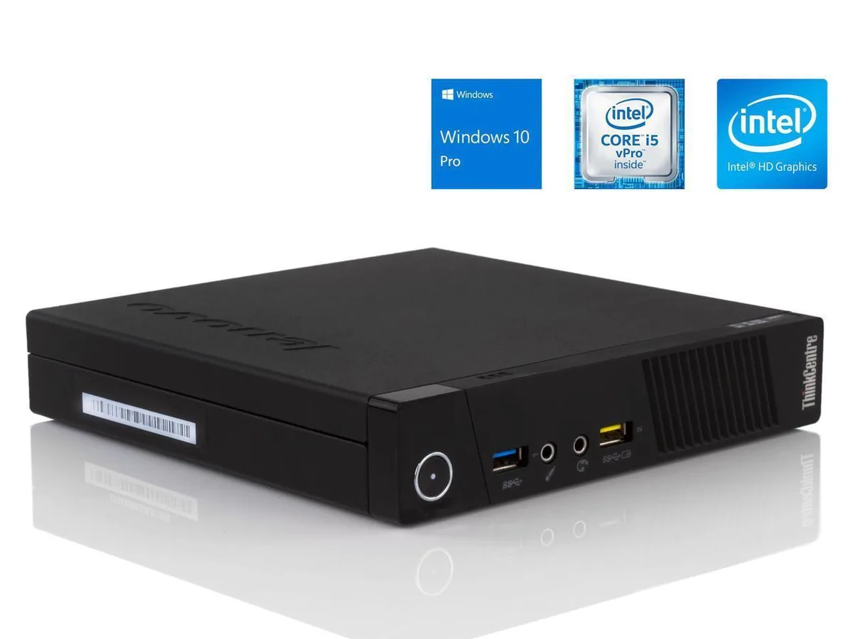Lenovo Lenovo ThinkCentre M93p Tiny Desktop PC i5-4570T 8GB 128GB SSD — product photo