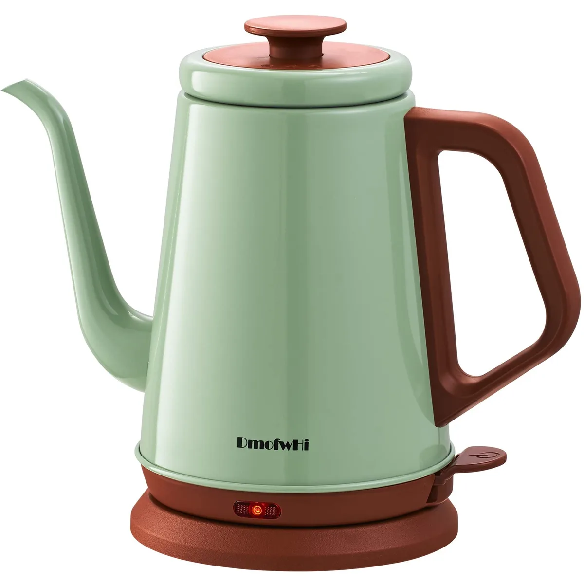  DmofwHi D-GNK902A Gooseneck Electric Kettle 1.0L Green — product photo