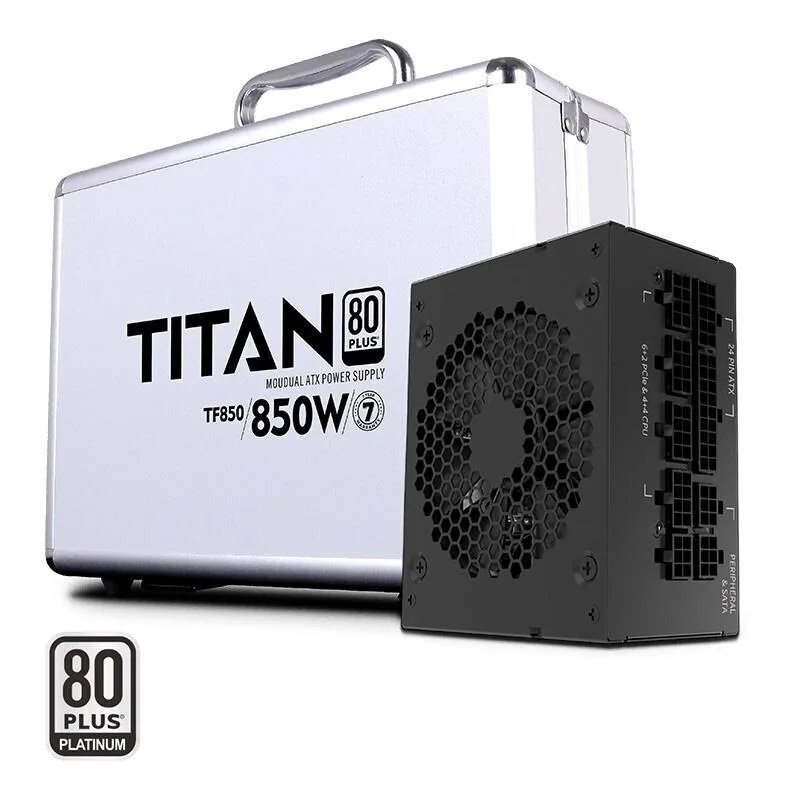 Corn Electronics Corn Electronics TF850 Platinum SFX 850 W 80 Plus Platinum power supply — product photo