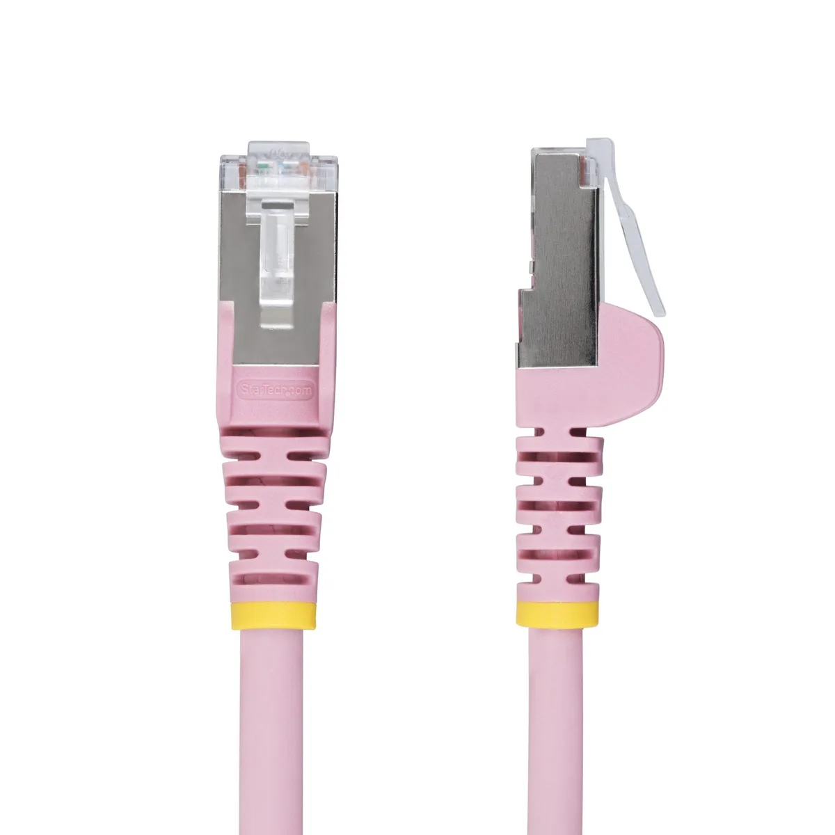 STARTECH STARTECH NLPN-6F-CAT6A-PATCH Cat6a Ethernet Cable 6ft Pink 10G 100W PoE S/FTP LSZH 27AWG — product photo