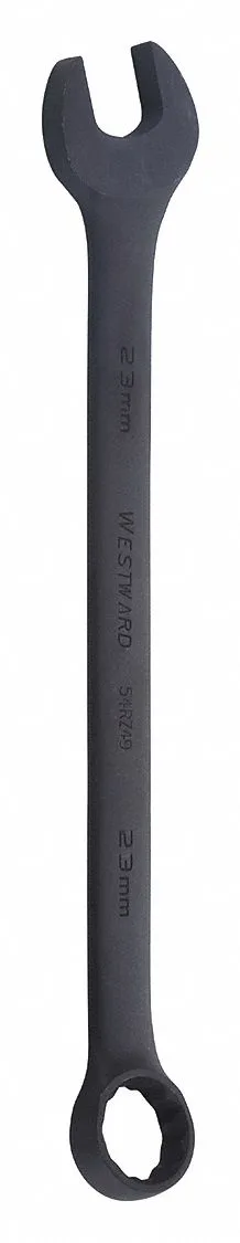Westward 23 mm combination wrench black oxide finish