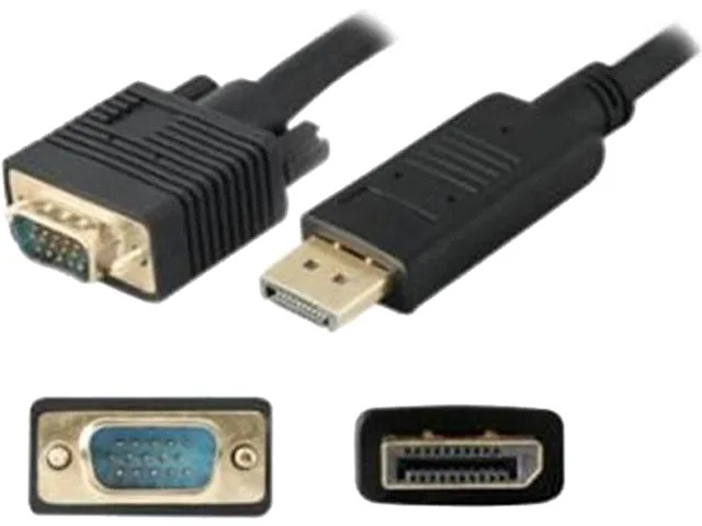AddOn AddOn DISPLAYPORT2VGA6F audio video converter 6 ft DisplayPort male to VGA female 1920x1200 — product photo