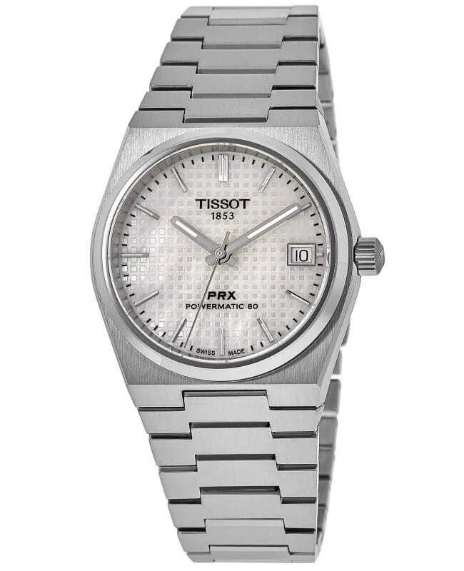 Tissot Tissot PRX Powermatic 80 White Mother-of-Pearl Dial 35mm Automatic Watch T137.207.11.111.00 — product photo