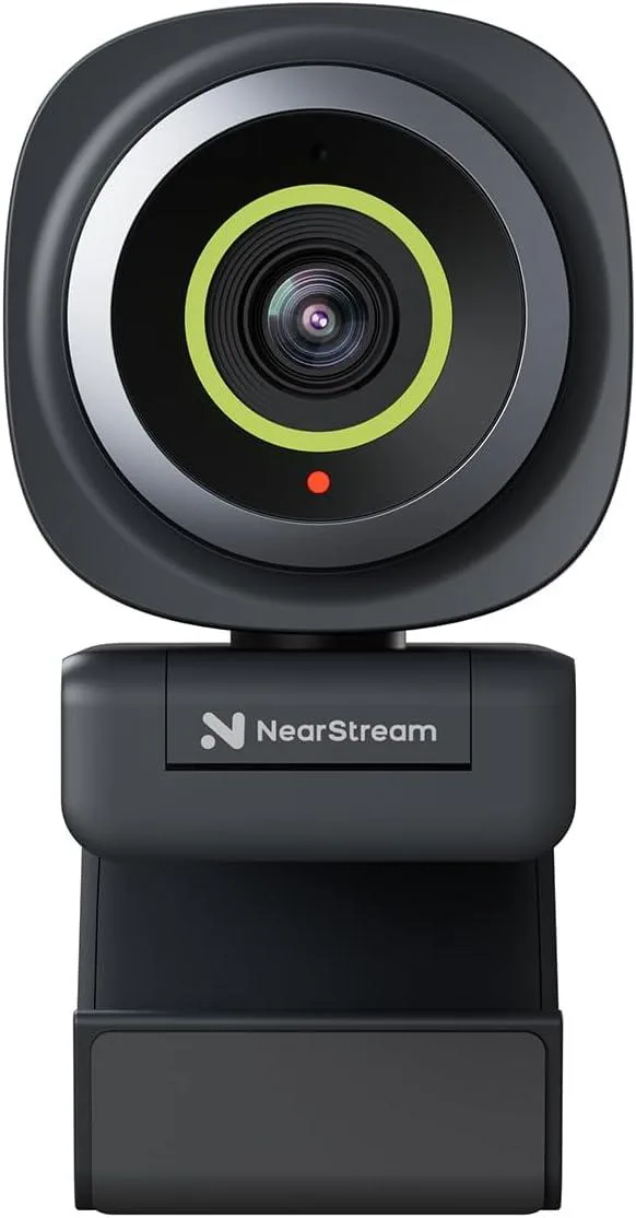 NearStream NearStream V02AF 2K webcam with 2 MP sensor, 1080p 60 fps, 95° FOV, AI mic 10 ft — product photo