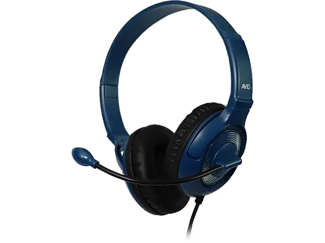 Avid Avid 2AE54BL AE-55 Headset 3.5mm 32 Ohm 20-20kHz Blue — product photo