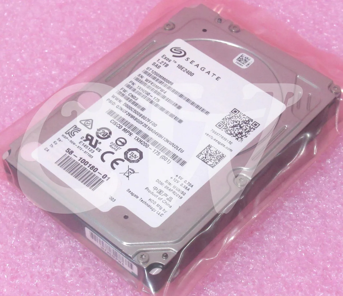 Seagate Seagate ST1200MM0009 1.2TB 10000RPM SAS 12Gb/s 128MB 2.5in internal hard drive — product photo