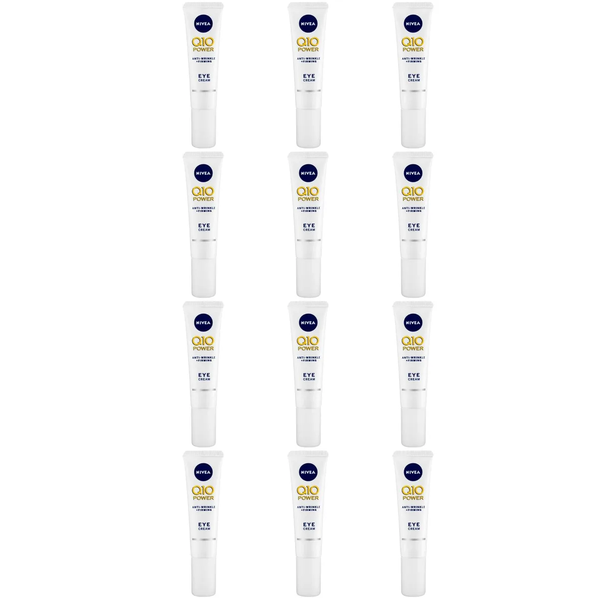 Nivea Nivea Q10 Anti-Wrinkle Brightening Eye Cream 15 ml 12-Pack 52132727554366 — product photo