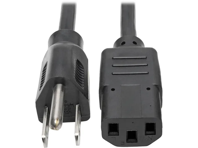 Tripp Lite Tripp Lite P006-003 computer power cord NEMA 5-15P to IEC-320-C13 3 ft 18AWG 10A 125V — product photo
