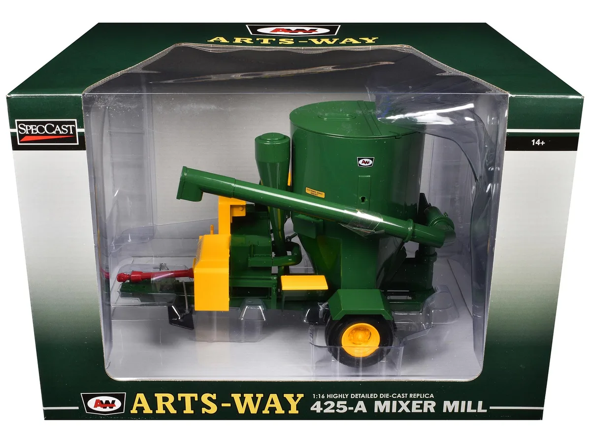 SpecCast Collectibles SpecCast Collectibles Art's Way 425-A Mixer Mill Green 1/16 Diecast Hobby Collectible — product photo