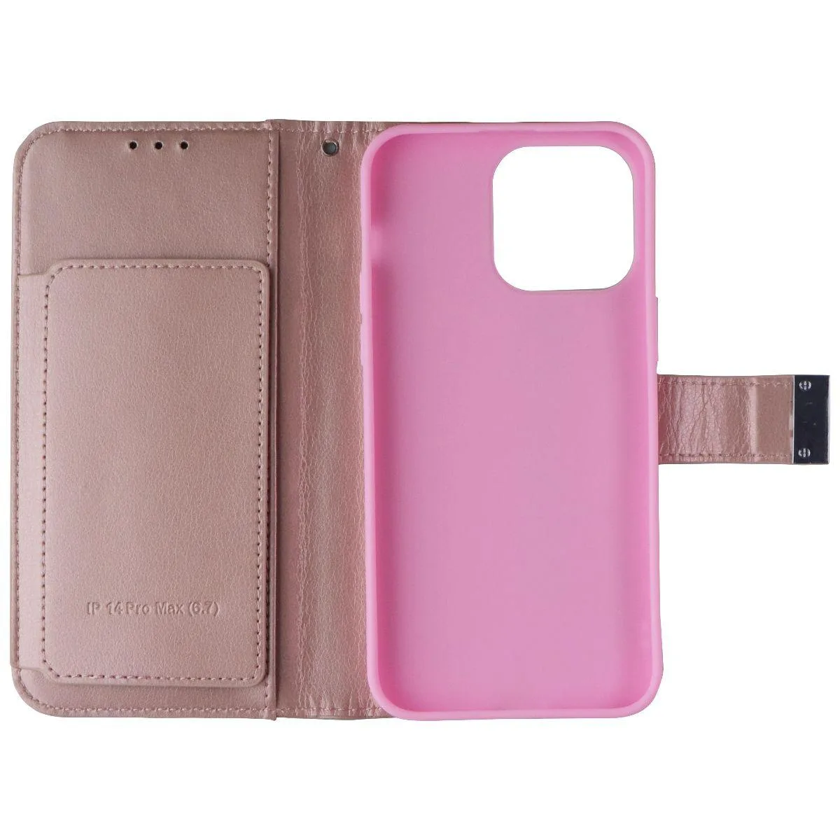 Mybat Mybat MyJacket Flip Cover Wallet for iPhone 14 Pro Max Rose Gold — product photo