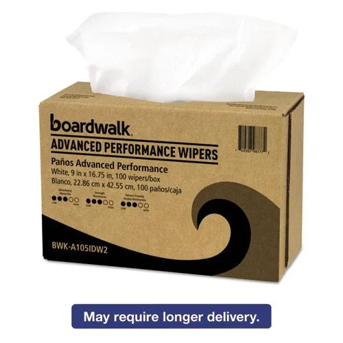 Boardwalk Boardwalk BWK-A105IDW2 Sontara Wipers White 10 Pack Dispensers 1000 Carton — product photo