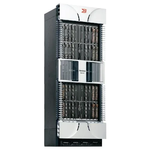Brocade Brocade MLX-32 32-slot router chassis 33U 57.1"H 17.5"W 24.1"D — product photo