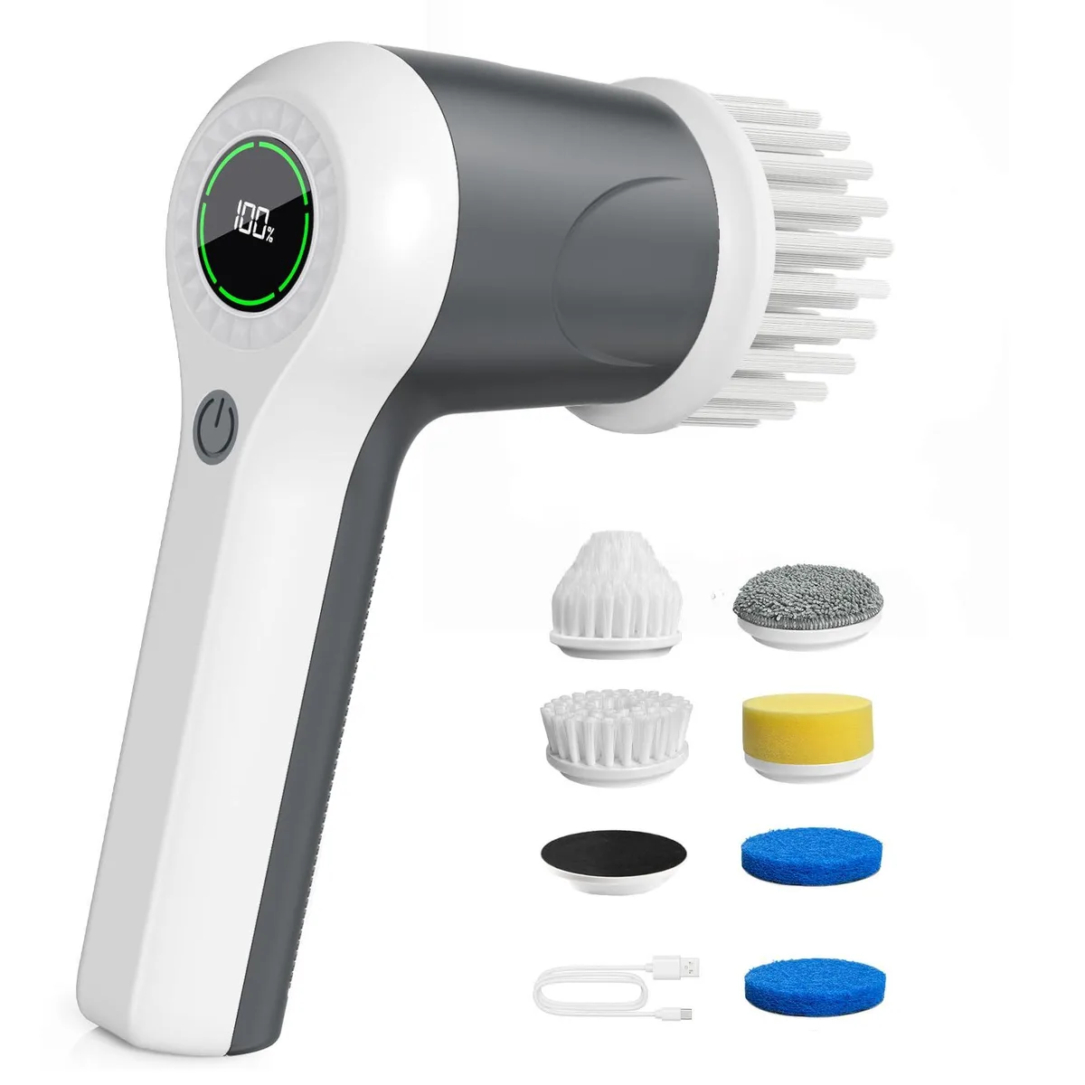 3M Electric Spin Scrubber PFCB01 400 RPM 180 min Gray — product photo