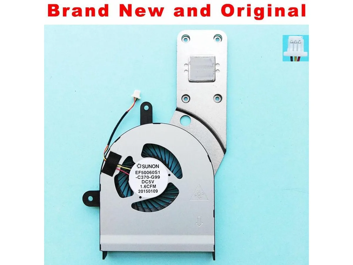 Fans Fans Dell Inspiron 15 5000 5558 5551 CPU Cooling Fan heatsink 06YYWM 6YYWM EF50060S1-C370-G99 — product photo