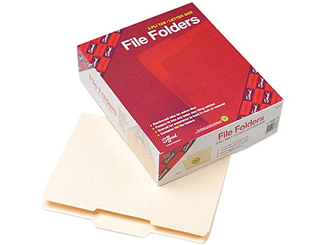 Smead Smead 10336 File Folder Manila Reinforced Tab 100 Box — product photo