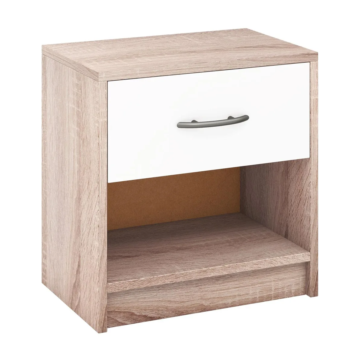 SlickBlue SlickBlue Nightstand Drawer Shelf 15x11x16in 22lb Natural Wood — product photo