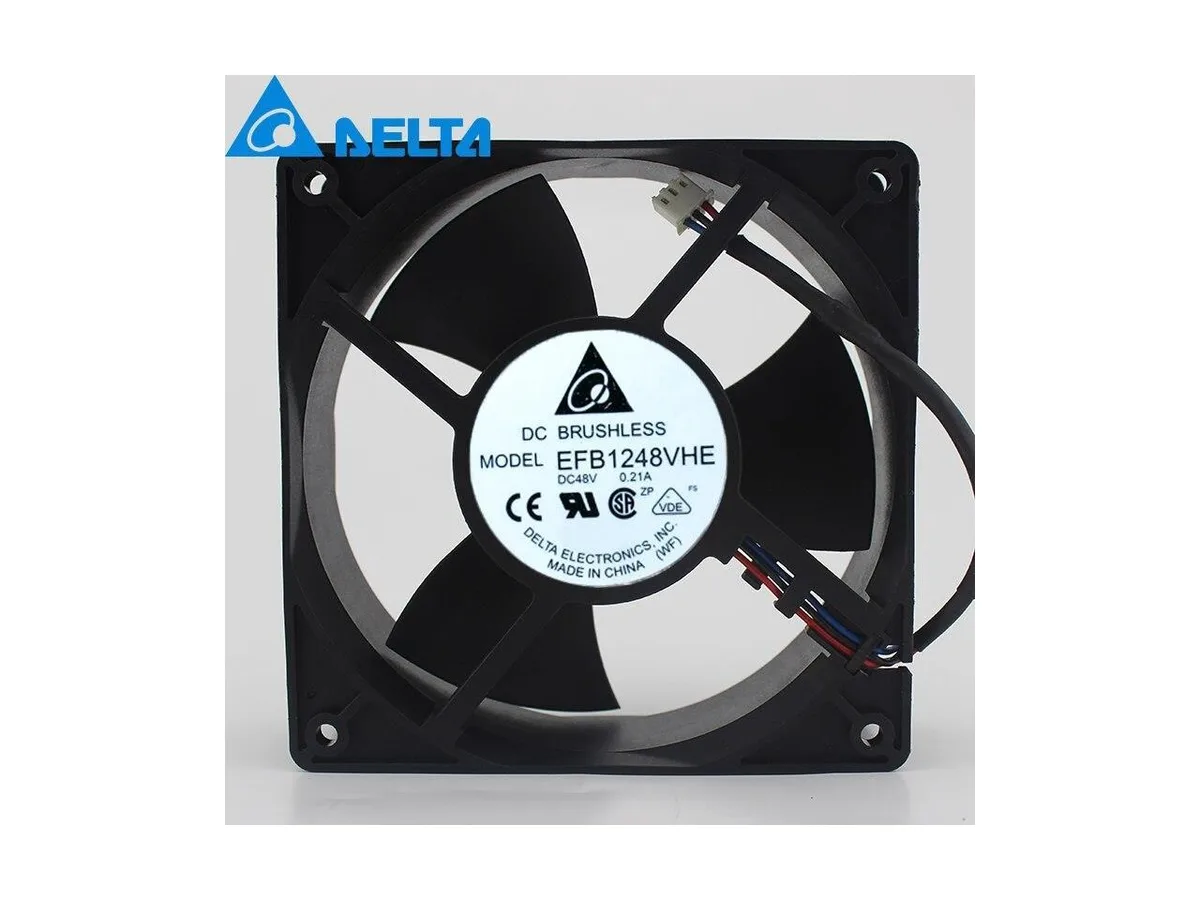 Fans Fans EFB1248VHE-ROO 12038 120x120x38mm 48V 0.21A 3P case fan — product photo